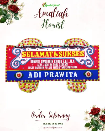 Karangan Bunga Ucapan Selamat di The Sultan Convention Center Palembang